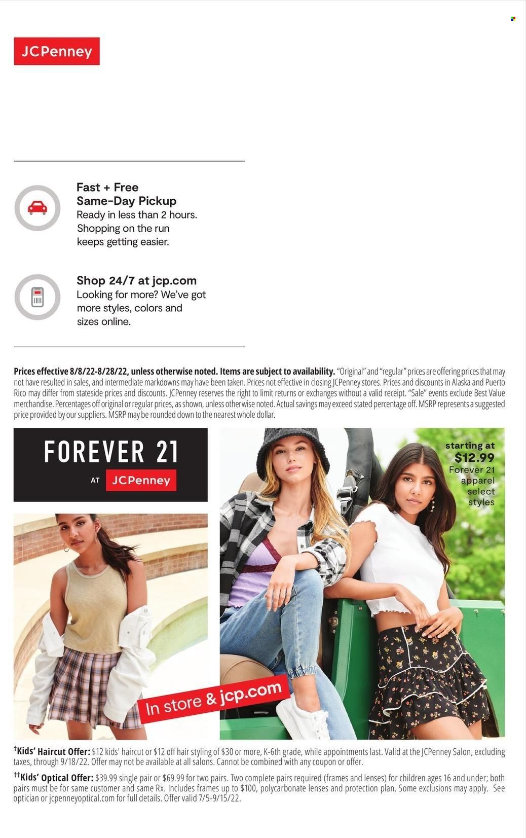 JCPenney Weekly Ad Flyer Specials July 11 to August 28, 2022