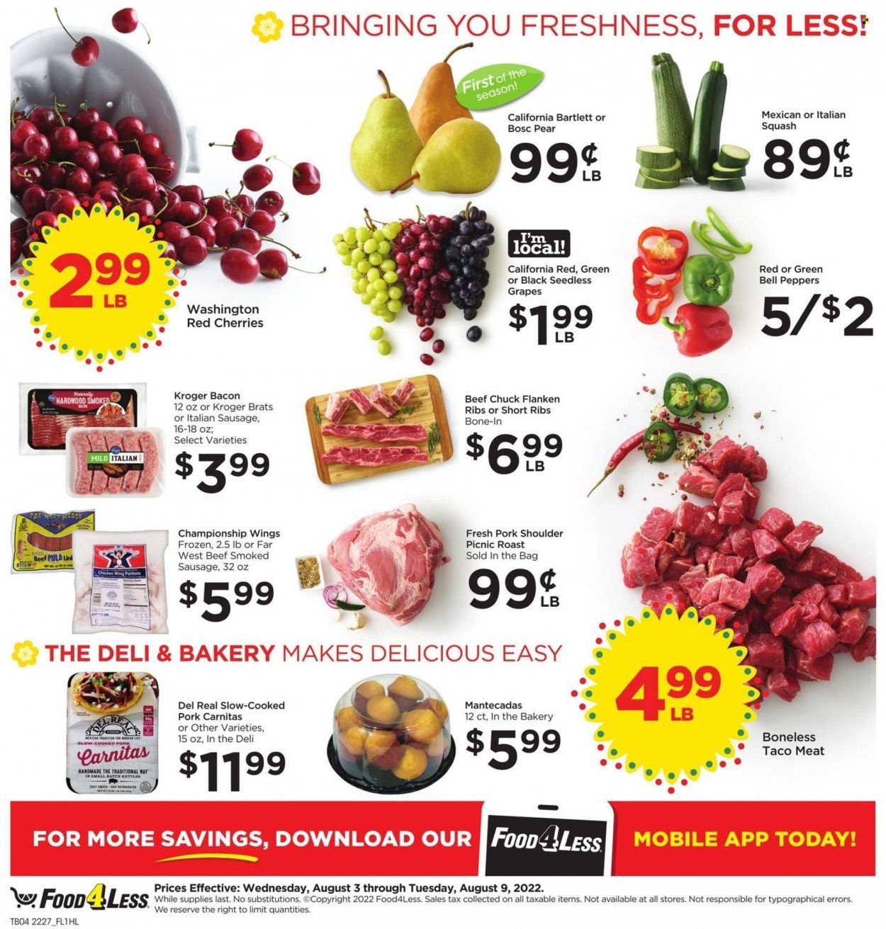 Food 4 Less (CA) Weekly Ad Flyer Specials August 3 to August 9, 2022