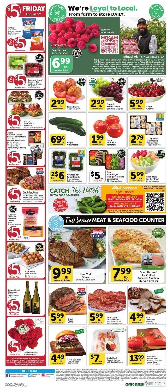 Albertsons (CA, ID, LA, MT, OR, TX, WA) Weekly Ad Flyer Specials August 3 to August 9, 2022