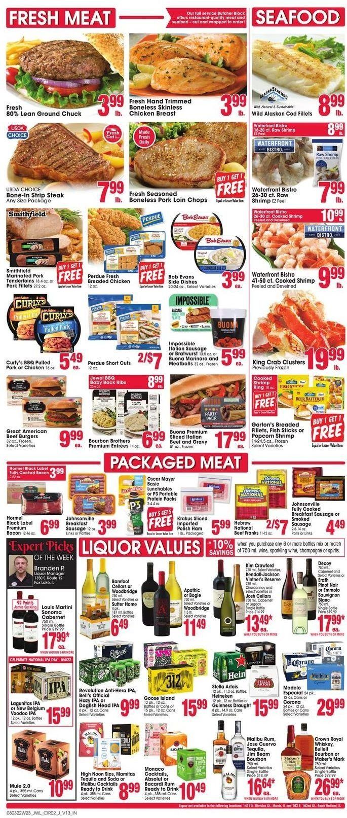 Jewel Osco (IN) Weekly Ad Flyer Specials August 3 to August 9, 2022