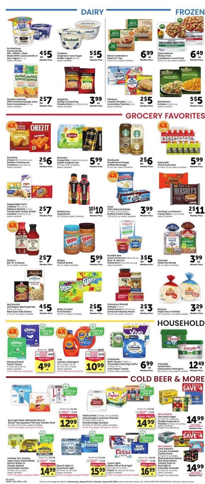Safeway (CO) Weekly Ad Flyer Specials August 3 to August 9, 2022