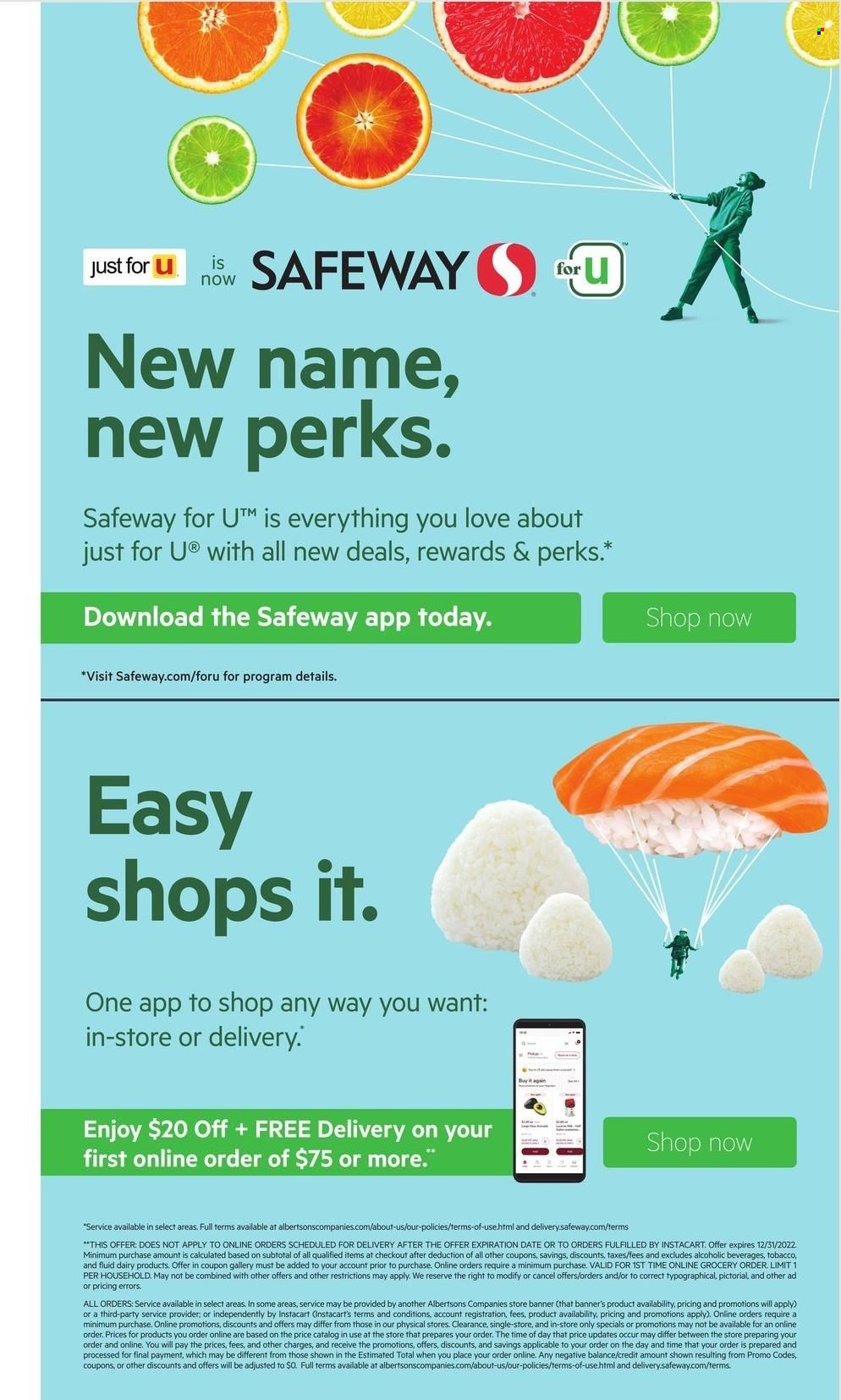 Safeway (AZ, CO, ID, MT, NE, NM) Weekly Ad Flyer Specials August 3 to August 9, 2022