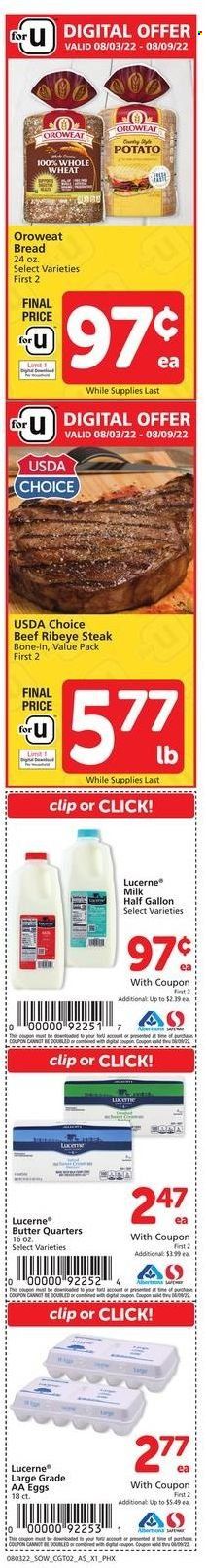 Safeway (AZ, CO, ID, MT, NE, NM) Weekly Ad Flyer Specials August 3 to August 9, 2022