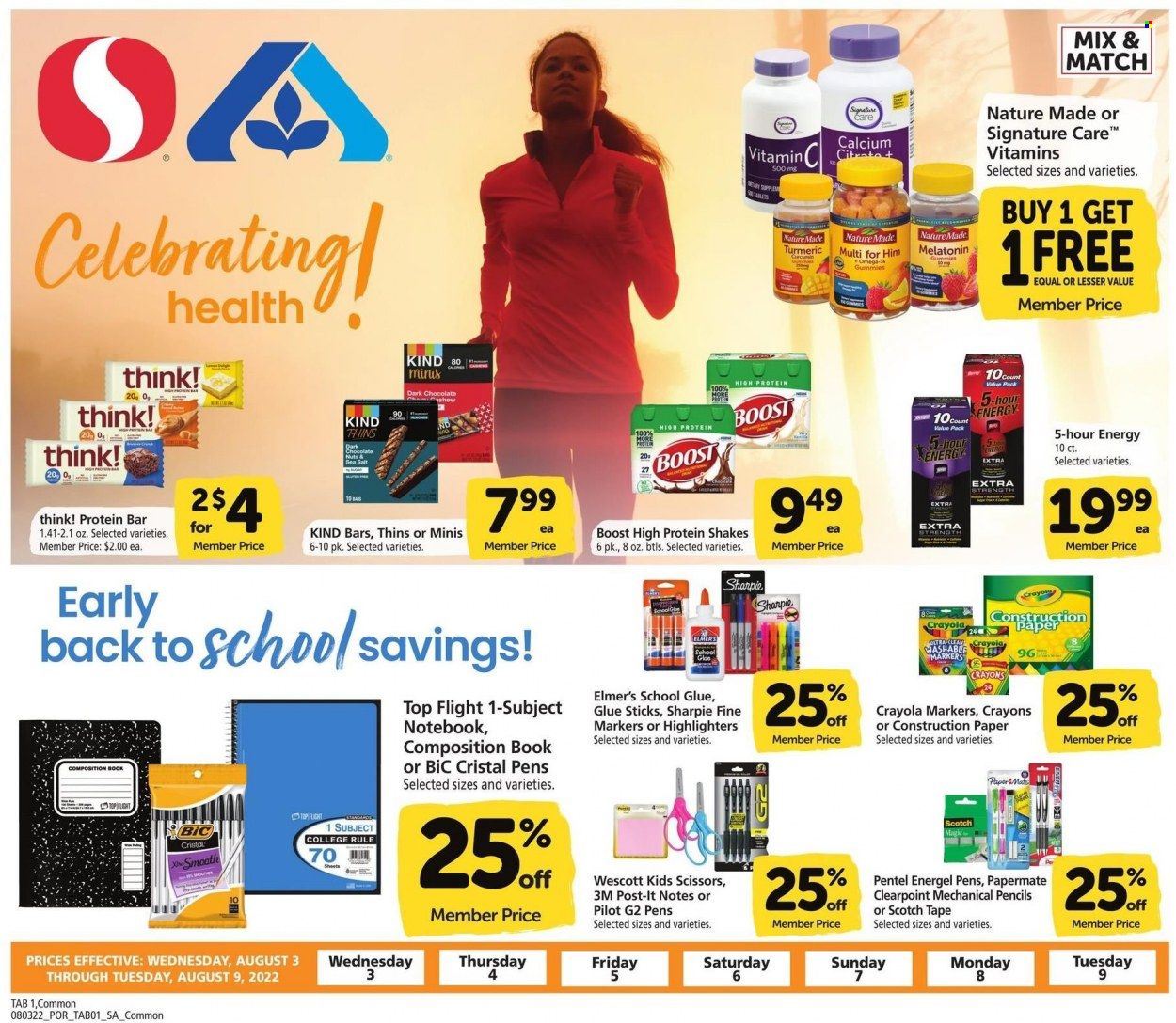 Safeway (OR) Weekly Ad Flyer Specials August 3 to August 9, 2022