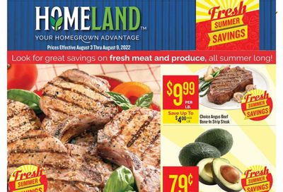 Homeland (OK, TX) Weekly Ad Flyer Specials August 3 to August 9, 2022