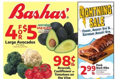 Bashas' (AZ) Weekly Ad Flyer Specials August 3 to August 9, 2022