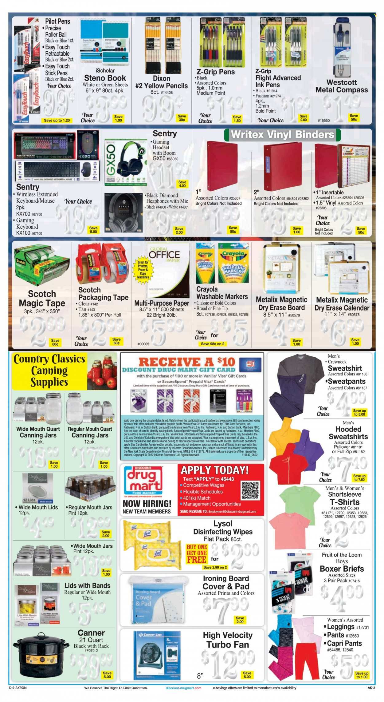 Discount Drug Mart (OH) Weekly Ad Flyer Specials August 3 to August 9, 2022