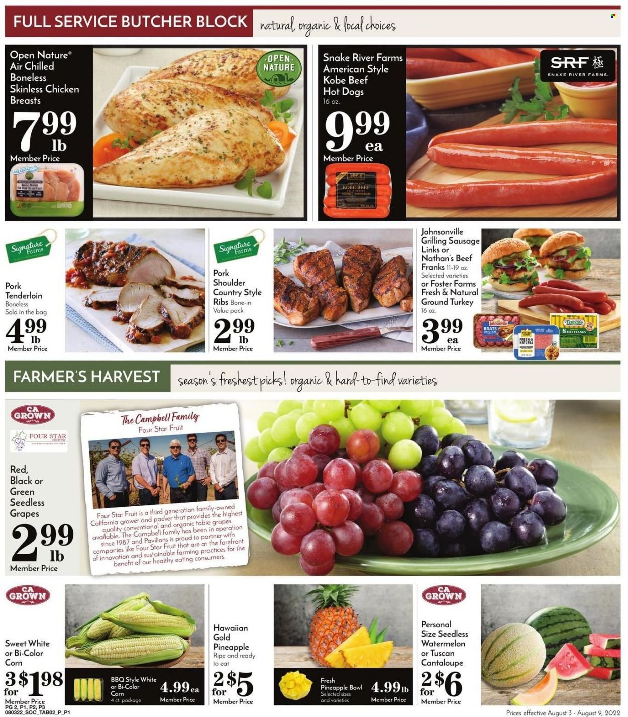 Pavilions (CA) Weekly Ad Flyer August 2 to August 9