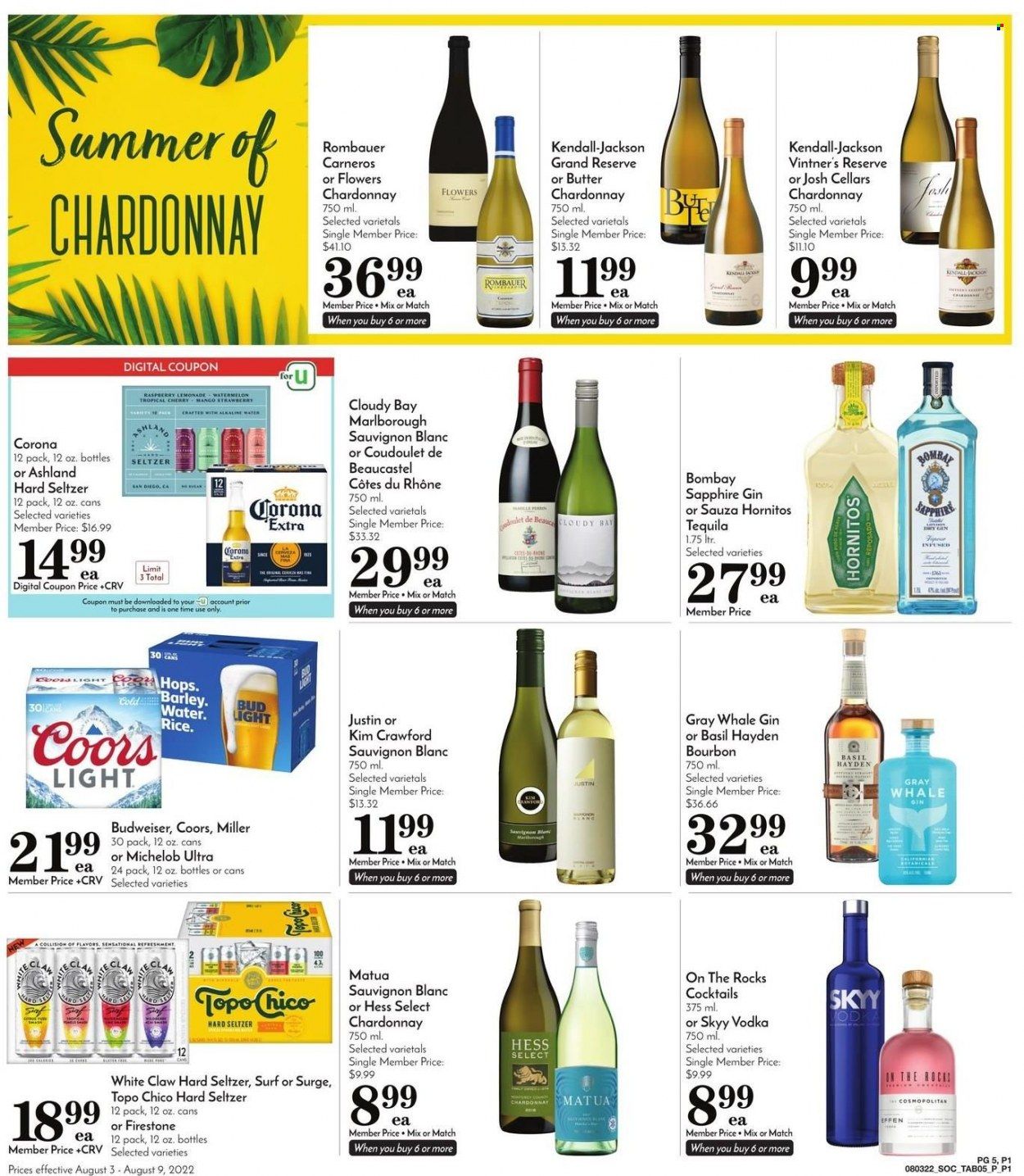 Pavilions (CA) Weekly Ad Flyer August 2 to August 9