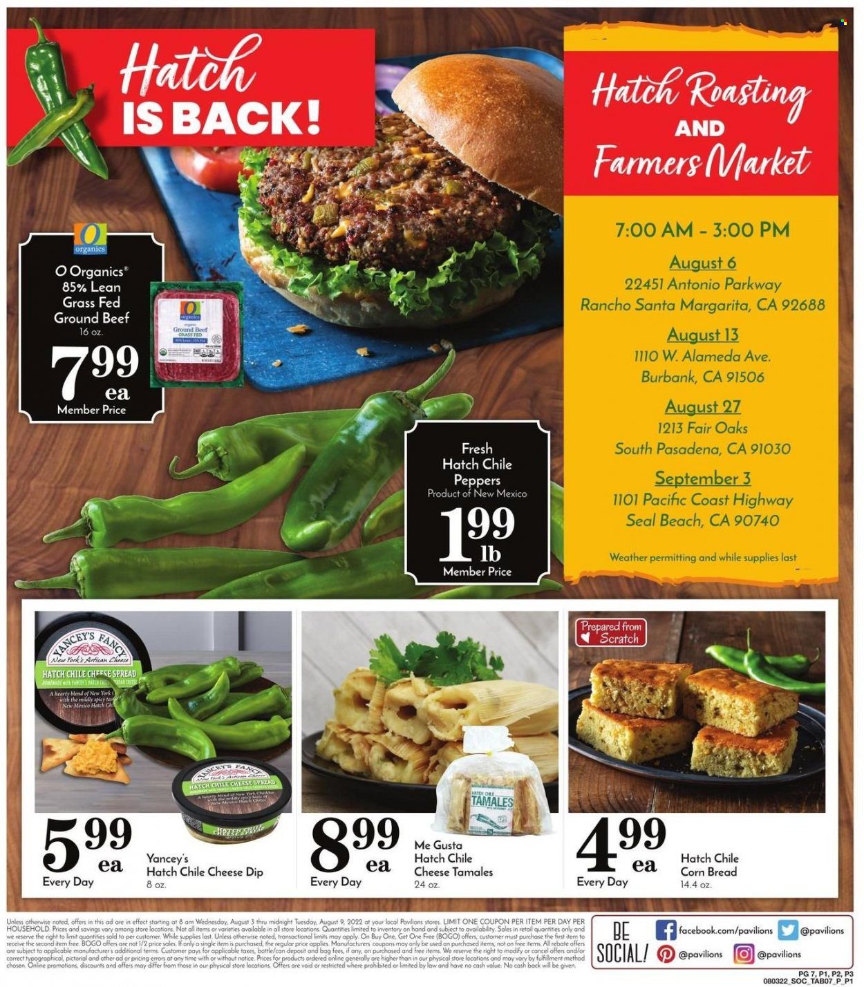 Pavilions (CA) Weekly Ad Flyer August 2 to August 9