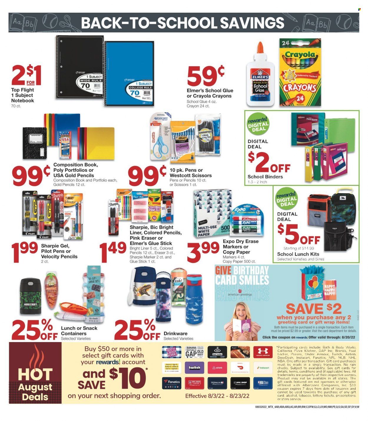 Market Street (NM, TX) Weekly Ad Flyer Specials August 3 to August 9, 2022