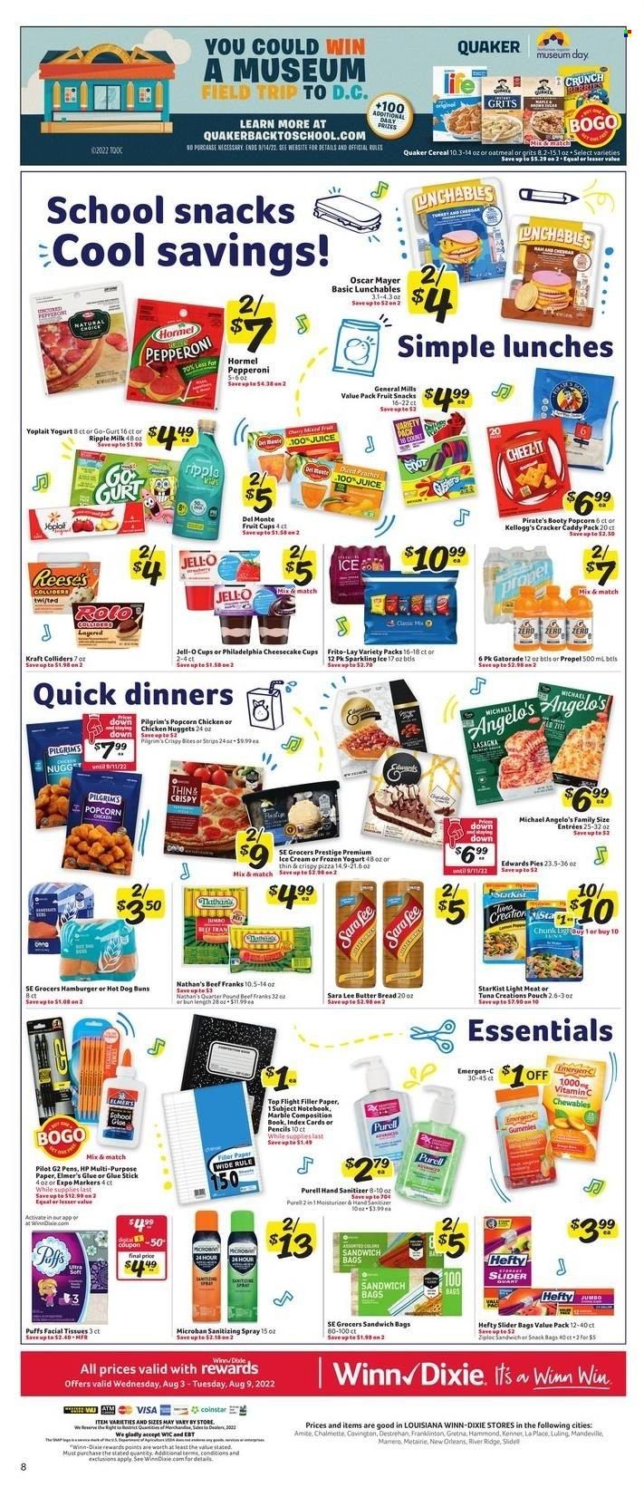 Winn Dixie (AL, FL, GA, LA) Weekly Ad Flyer Specials August 3 to August 9, 2022