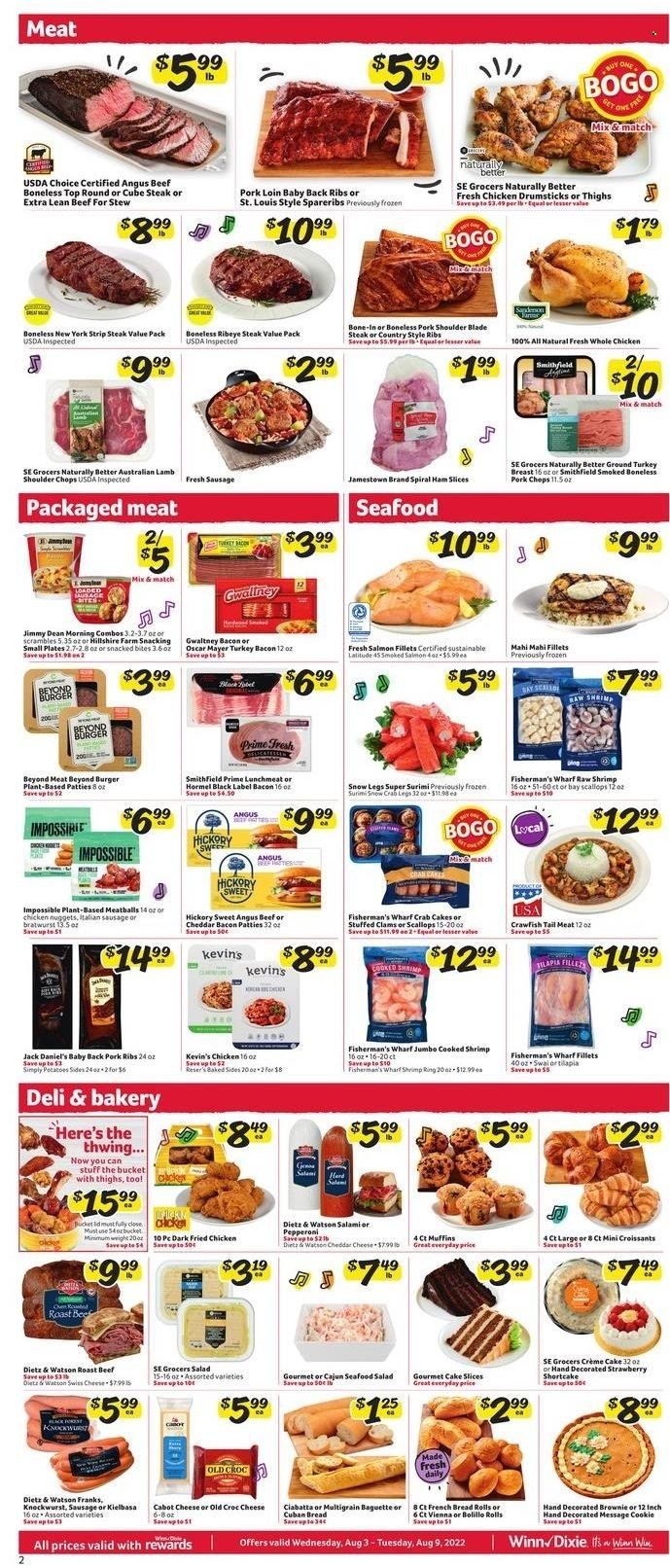Winn Dixie (AL, FL, GA, LA) Weekly Ad Flyer Specials August 3 to August 9, 2022