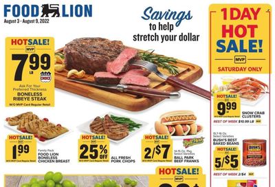 Food Lion (VA) Weekly Ad Flyer Specials August 3 to August 9, 2022