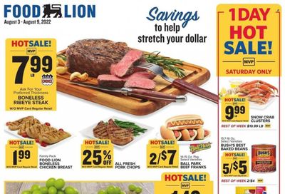 Food Lion (SC) Weekly Ad Flyer Specials August 3 to August 9, 2022
