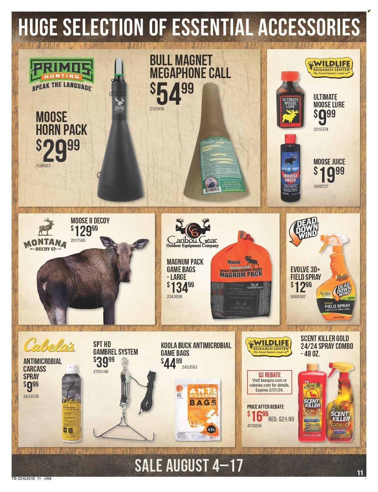 Cabela's (AK) Weekly Ad Flyer August 3 to August 10