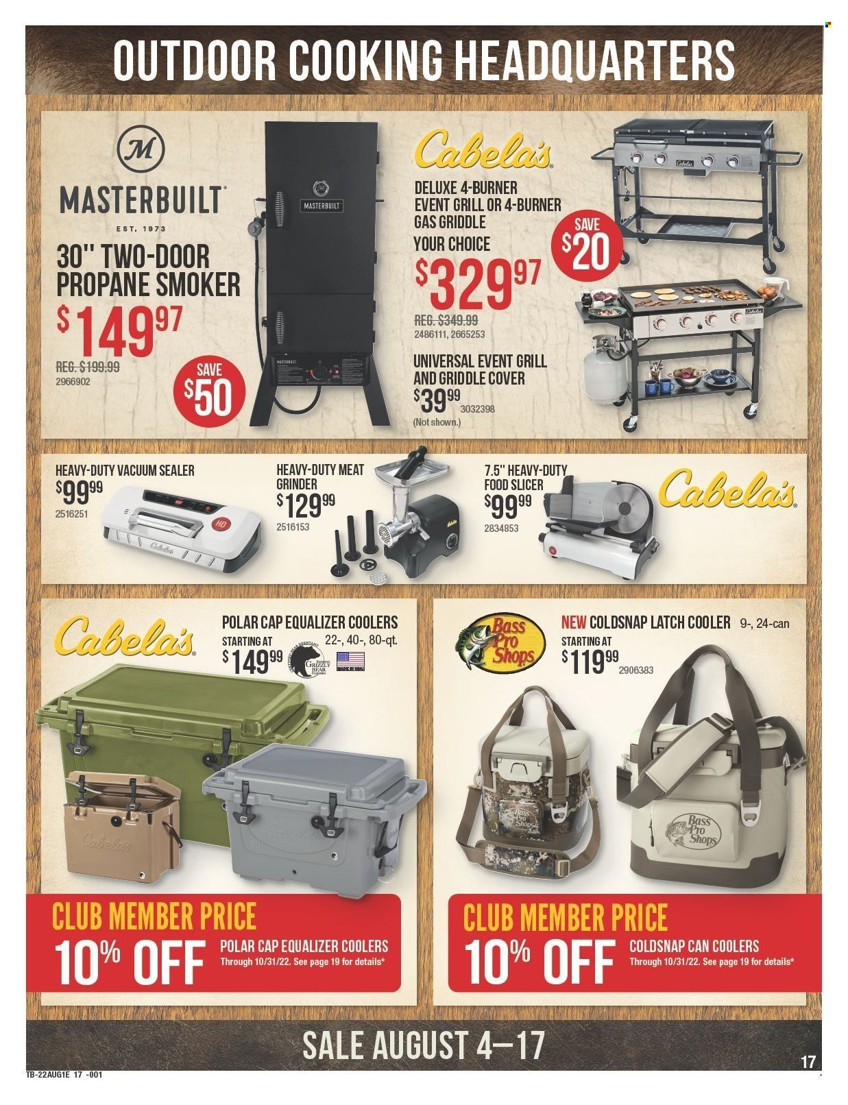 Cabela's (GA, KY, NC, OH, SD, VA) Weekly Ad Flyer August 3 to August 10