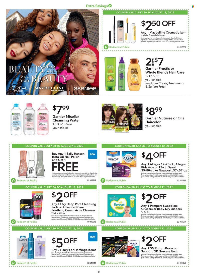 Publix (AL, FL, GA, NC, SC, TN) Weekly Ad Flyer Specials July 30 to August 12, 2022