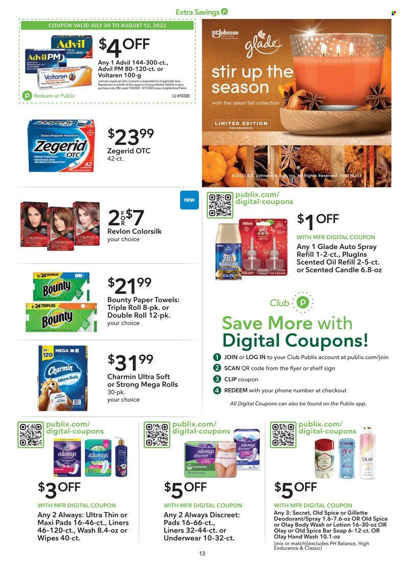 Publix (AL, FL, GA, NC, SC, TN) Weekly Ad Flyer Specials July 30 to August 12, 2022