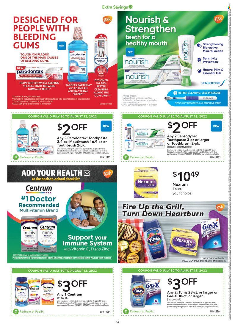 Publix (AL, FL, GA, NC, SC, TN) Weekly Ad Flyer Specials July 30 to August 12, 2022