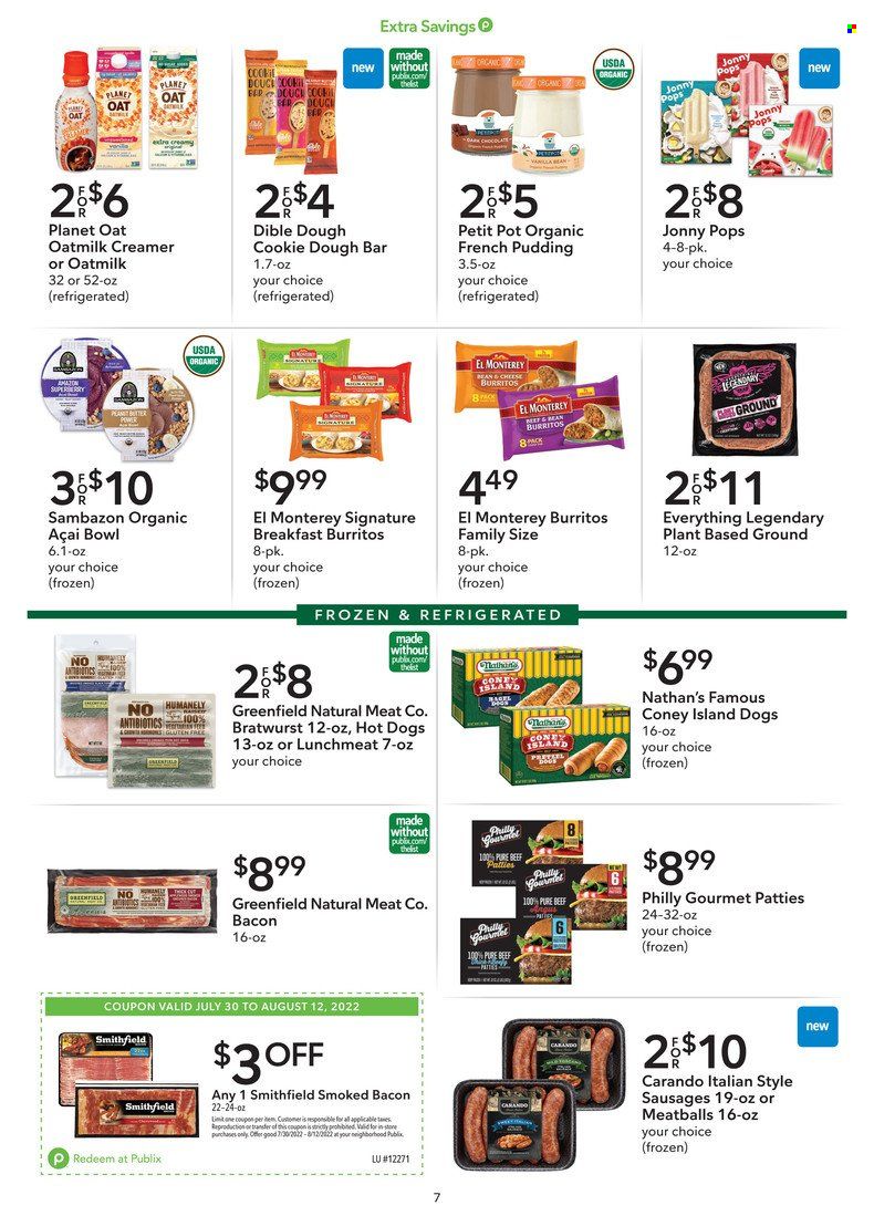 Publix (AL, FL, GA, NC, SC, TN) Weekly Ad Flyer Specials July 30 to August 12, 2022