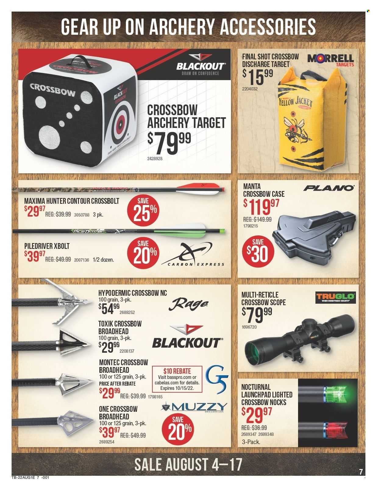 Cabela's (MN) Weekly Ad Flyer August 3 to August 10