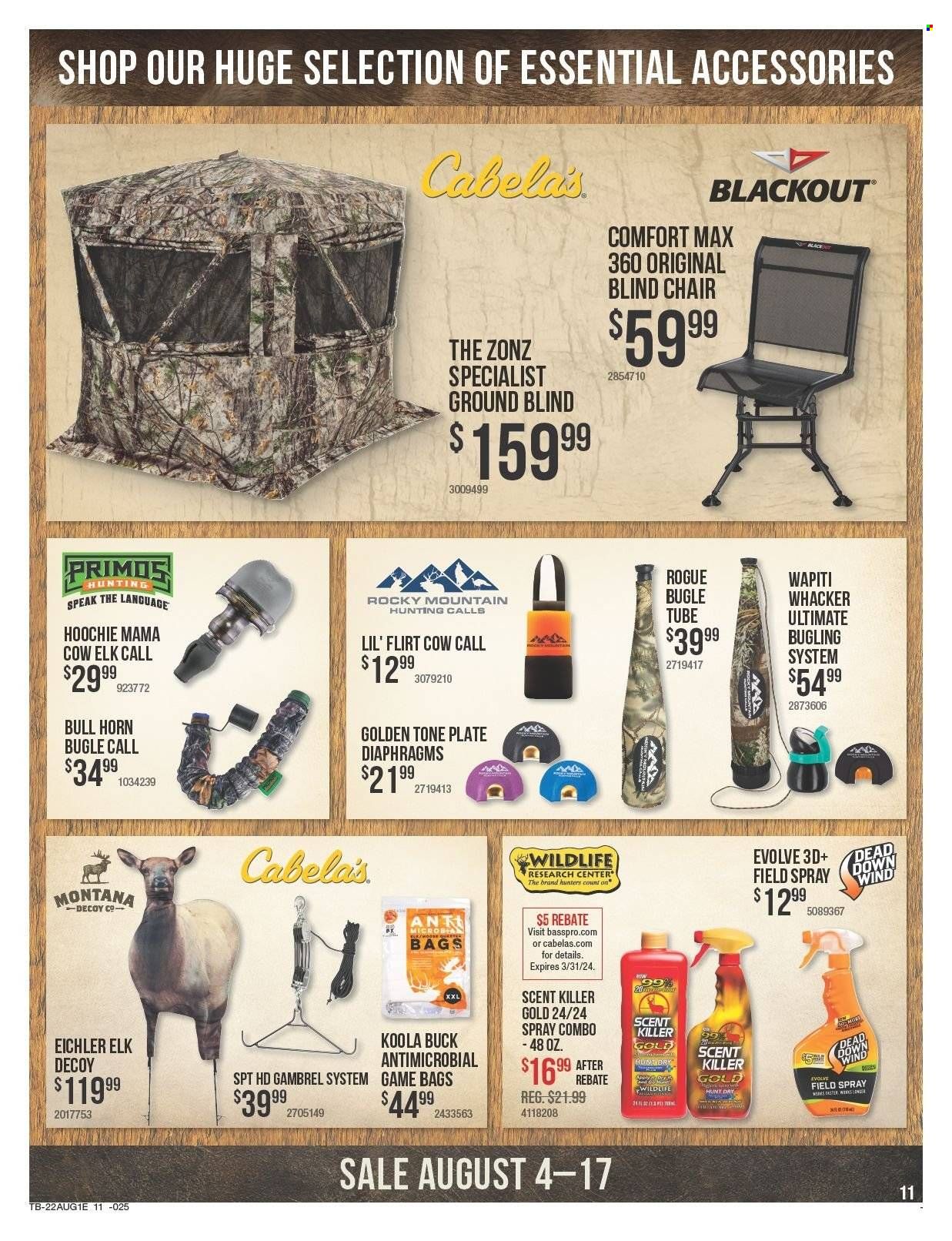 Cabela's (NE) Weekly Ad Flyer August 3 to August 10