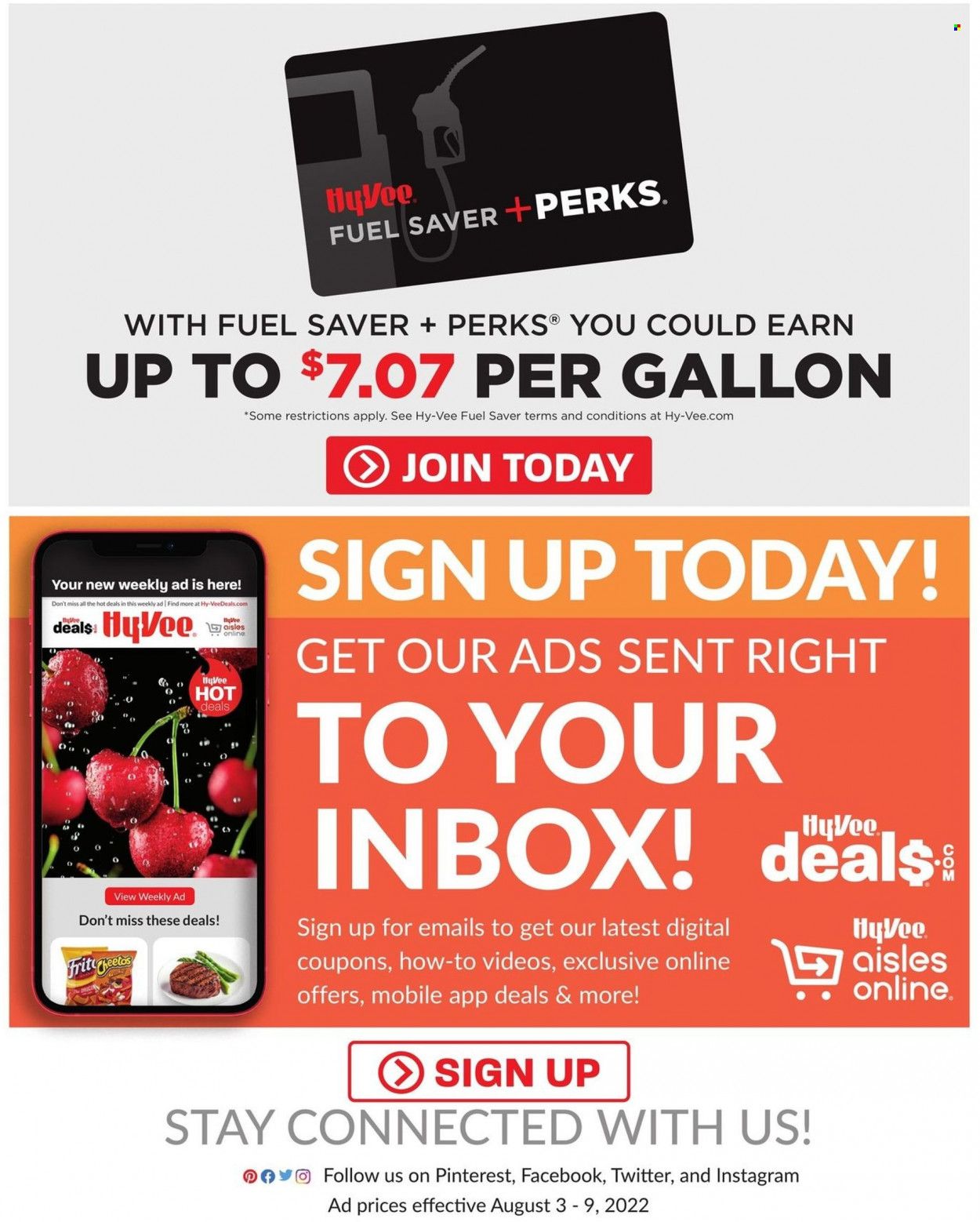 Hy-Vee (IA) Weekly Ad Flyer August 3 to August 10