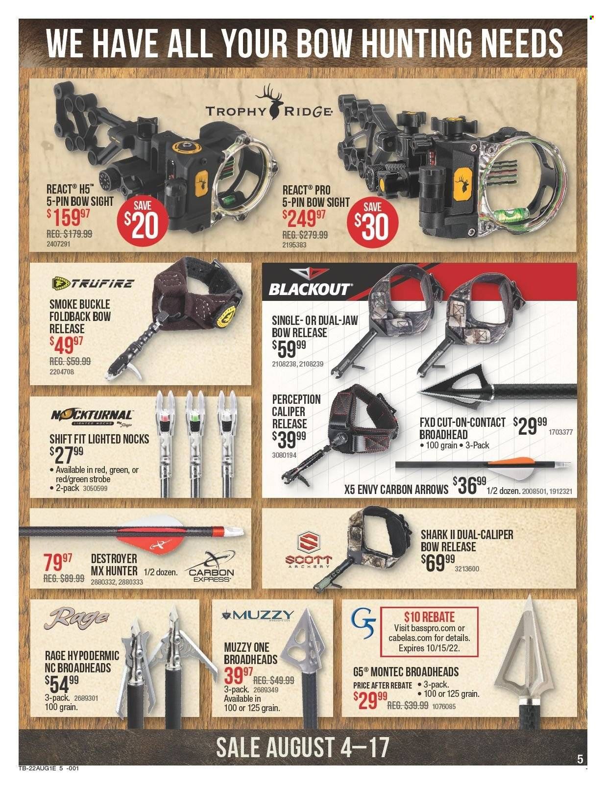 Bass Pro Shops (MI) Weekly Ad Flyer Specials August 4 to August 17, 2022