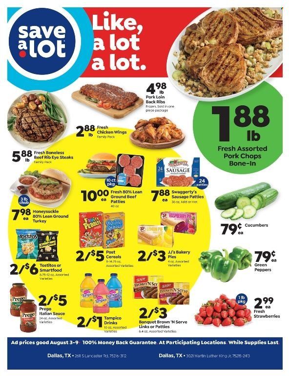 Save a Lot Weekly Ad Flyer Specials August 3 to August 9, 2022