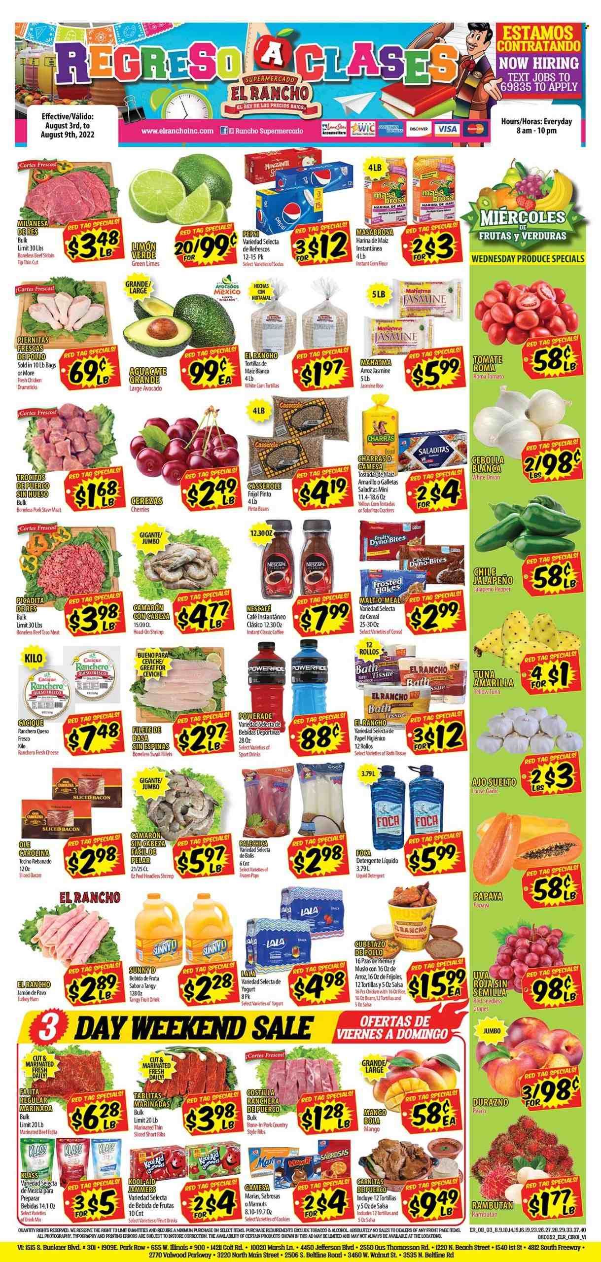 El Rancho (TX) Weekly Ad Flyer Specials August 3 to August 9, 2022