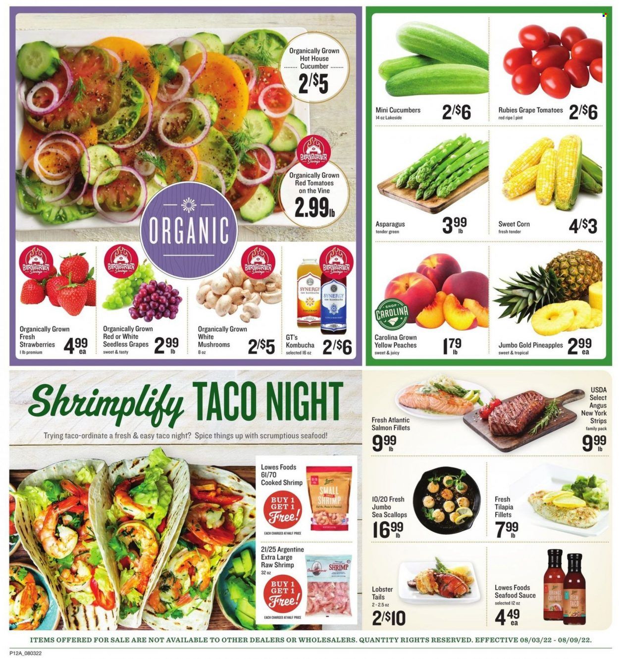 Lowes Foods (NC, SC) Weekly Ad Flyer Specials August 3 to August 9, 2022