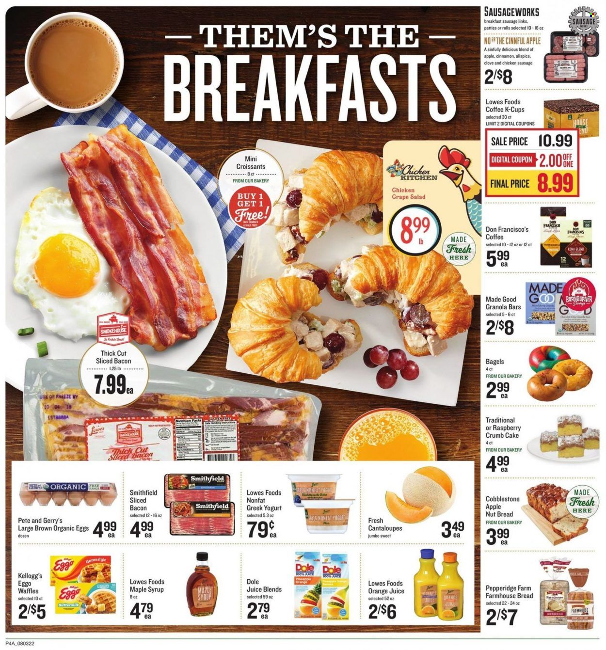Lowes Foods (NC, SC) Weekly Ad Flyer Specials August 3 to August 9, 2022