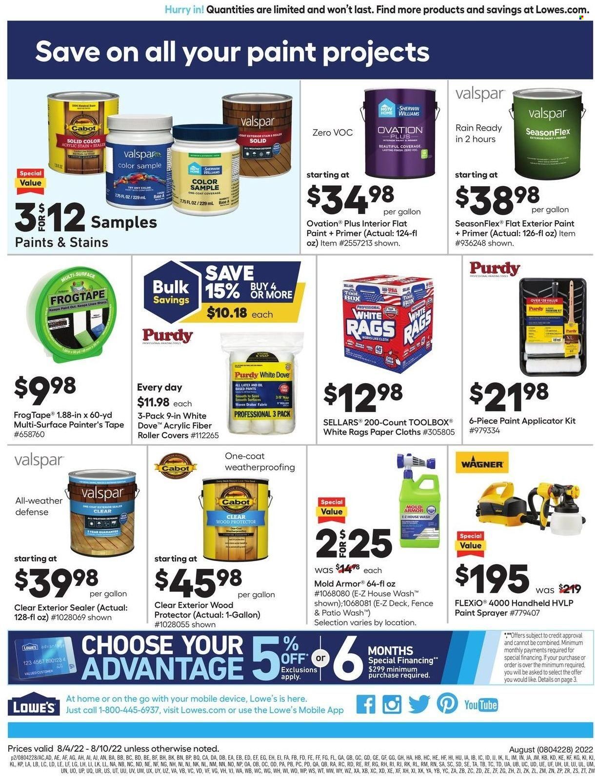 Lowe's Weekly Ad Flyer August 3 to August 10