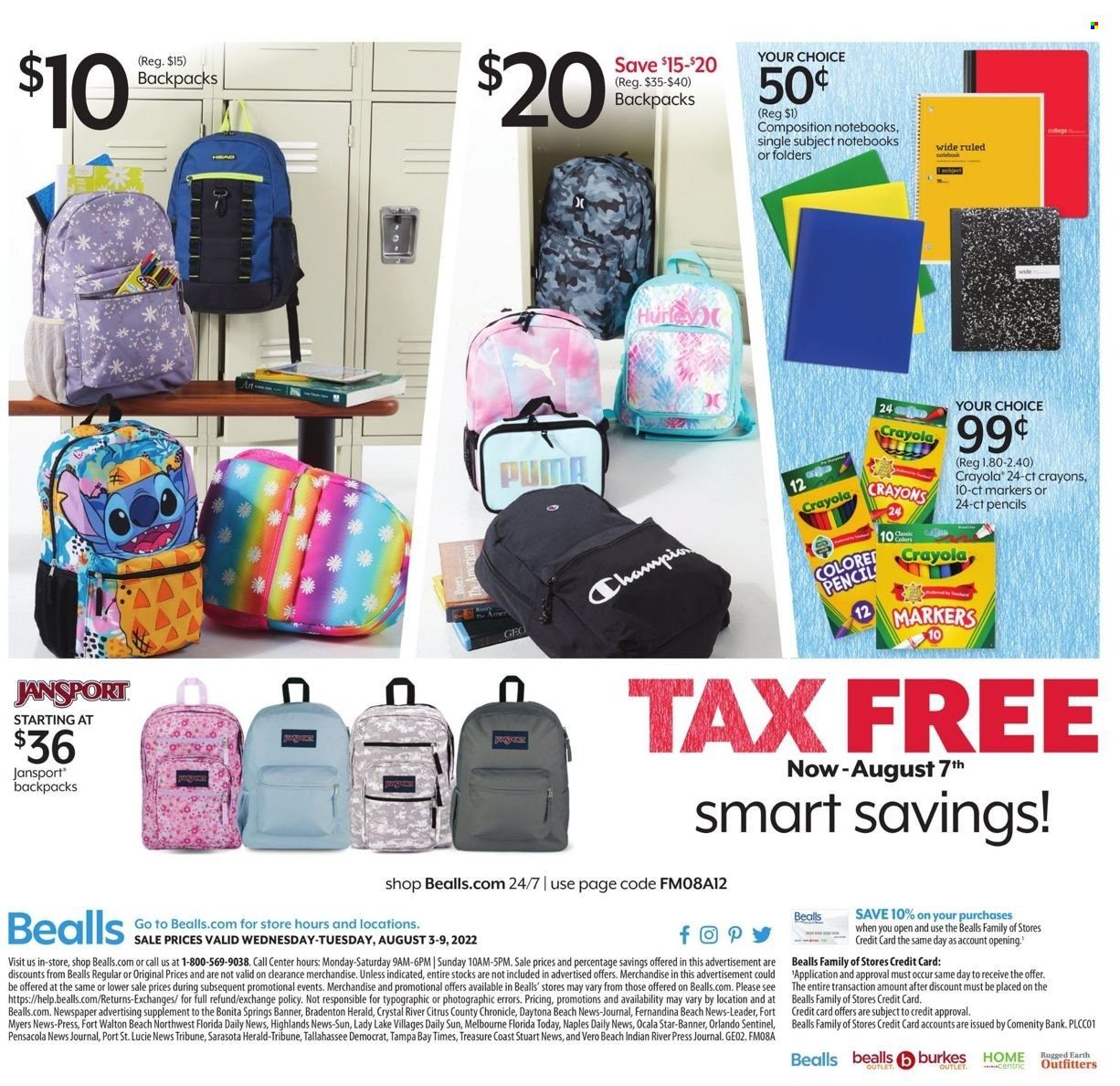 Bealls Florida (FL) Weekly Ad Flyer August 3 to August 10