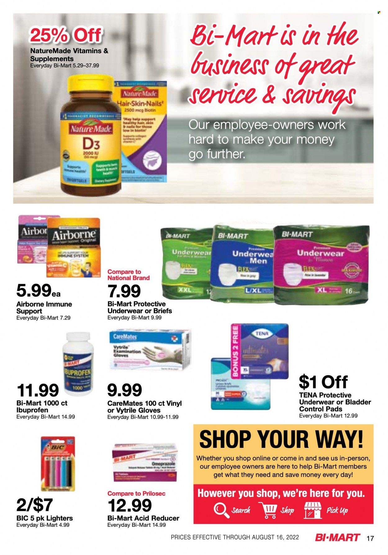 Bi-Mart (ID, OR, WA) Weekly Ad Flyer Specials August 2 to August 16, 2022