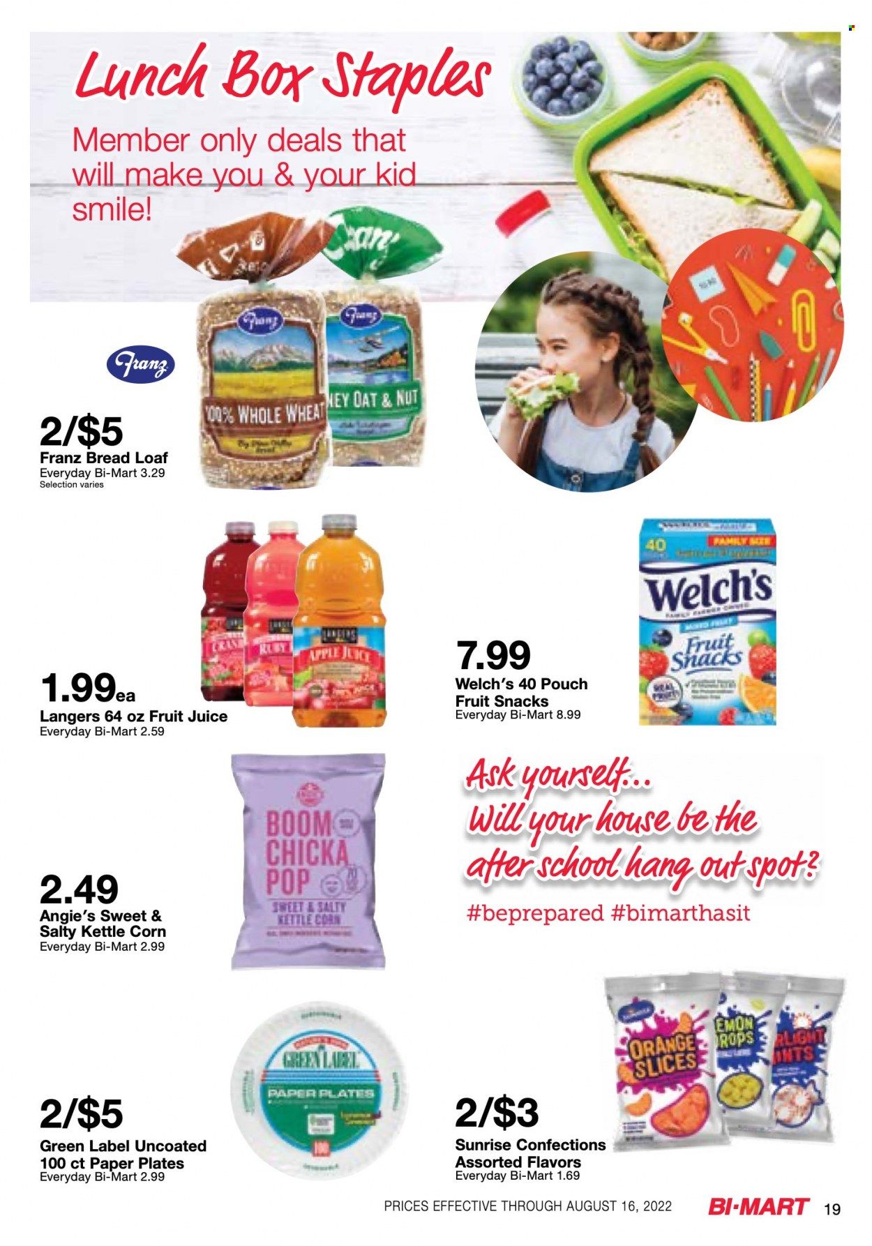 Bi-Mart (ID, OR, WA) Weekly Ad Flyer Specials August 2 to August 16, 2022