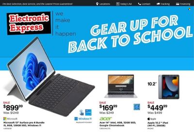 Electronic Express (AL, TN) Weekly Ad Flyer August 3 to August 10