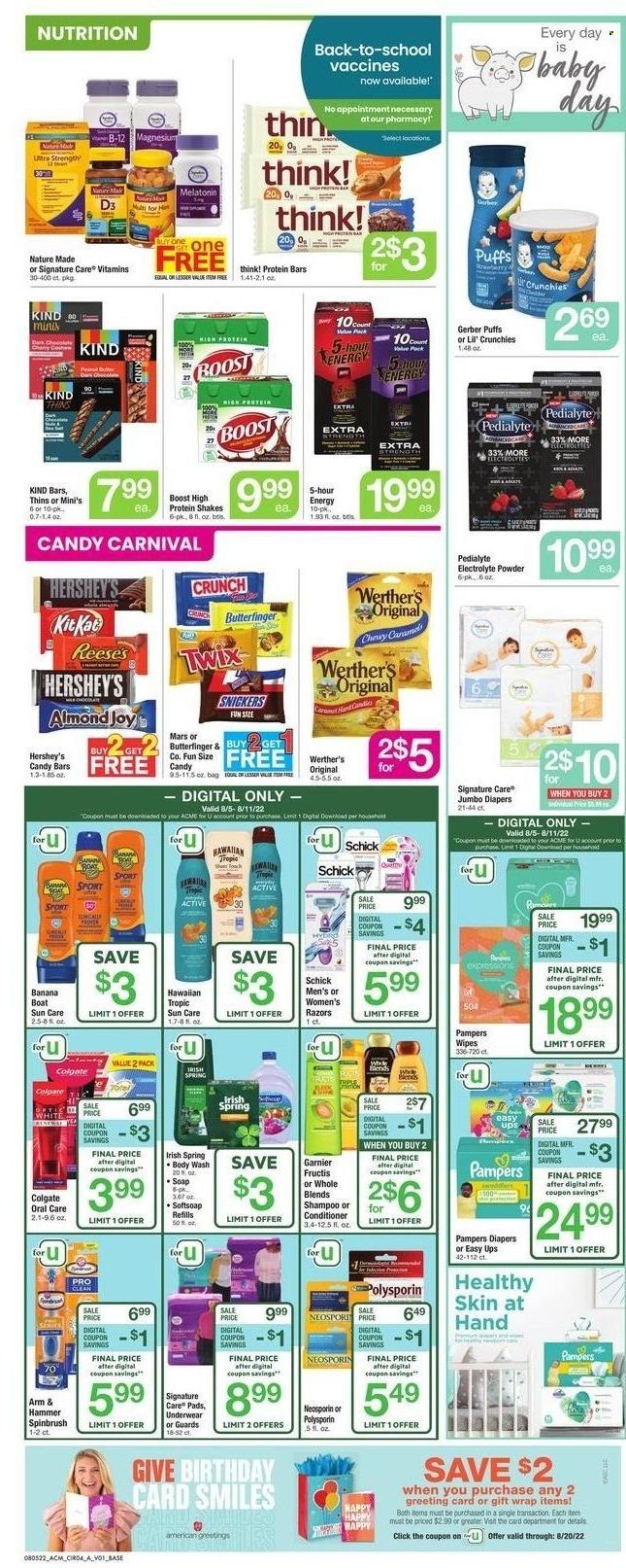 ACME (DE, NJ, NY, PA) Weekly Ad Flyer Specials August 5 to August 11, 2022