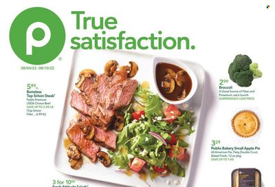 Publix (AL, FL, GA, NC, SC, TN) Weekly Ad Flyer Specials August 4 to August 10, 2022