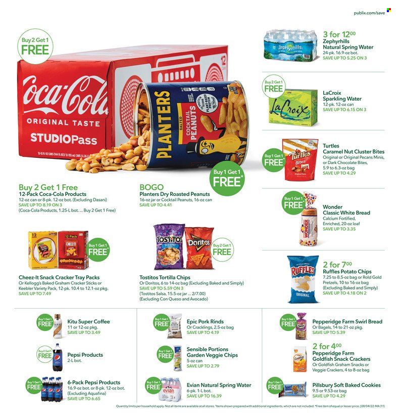 Publix (AL, FL, GA, NC, SC, TN) Weekly Ad Flyer Specials August 4 to August 10, 2022