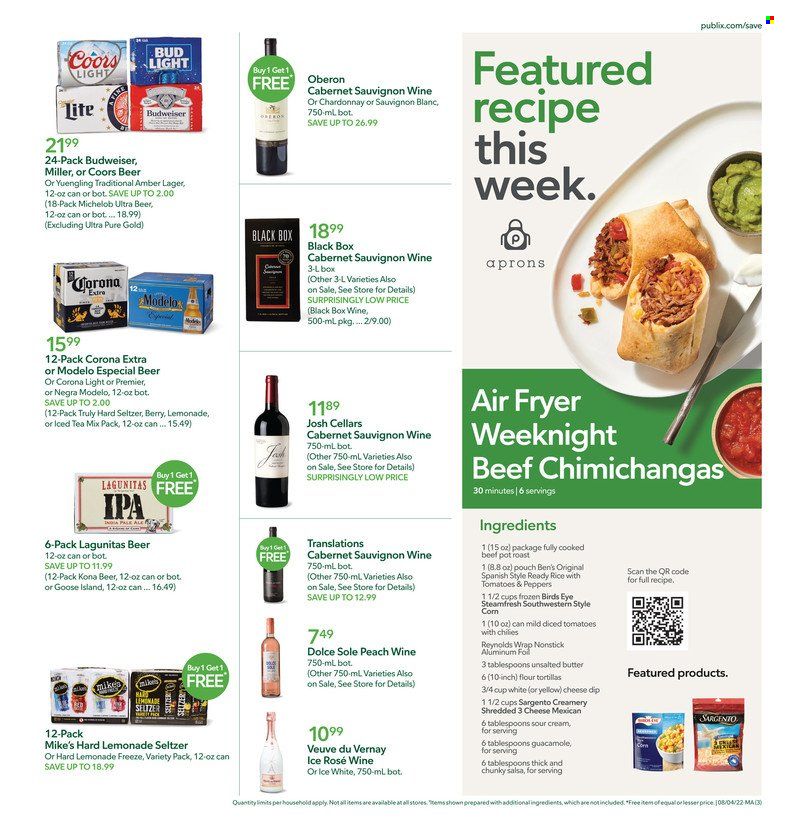 Publix (AL, FL, GA, NC, SC, TN) Weekly Ad Flyer Specials August 4 to August 10, 2022