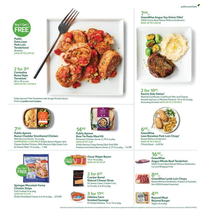 Publix (AL, FL, GA, NC, SC, TN) Weekly Ad Flyer Specials August 4 to August 10, 2022
