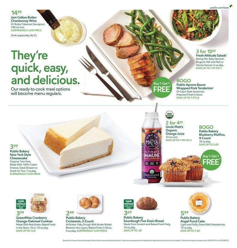 Publix (AL, FL, GA, NC, SC, TN) Weekly Ad Flyer Specials August 4 to August 10, 2022