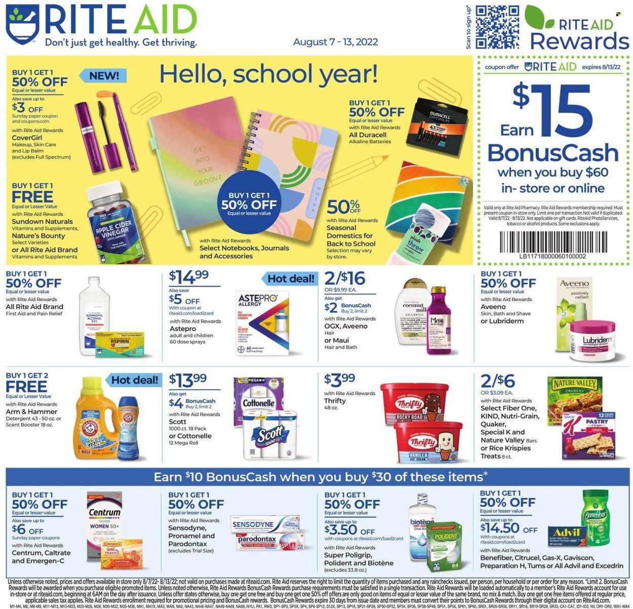 RITE AID Weekly Ad Flyer Specials August 7 to August 13, 2022