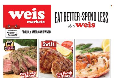 Weis (MD, NY, PA) Weekly Ad Flyer Specials August 4 to August 10, 2022