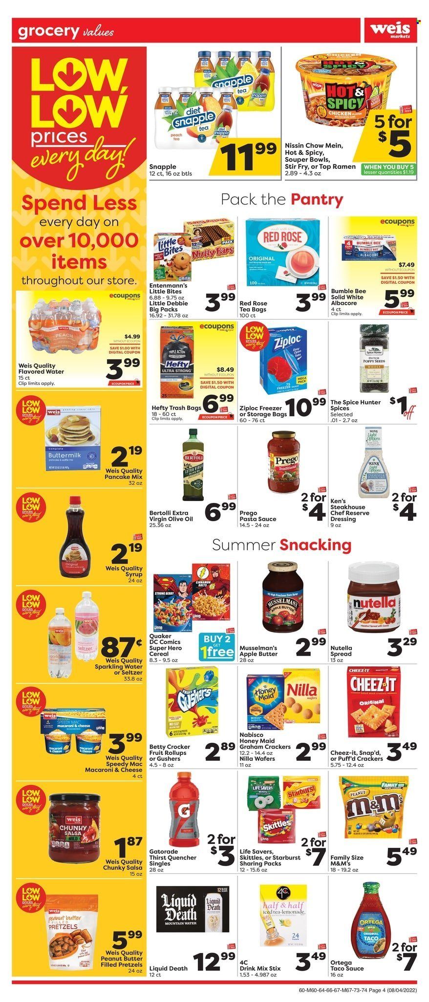 Weis (MD, NY, PA) Weekly Ad Flyer Specials August 4 to August 10, 2022