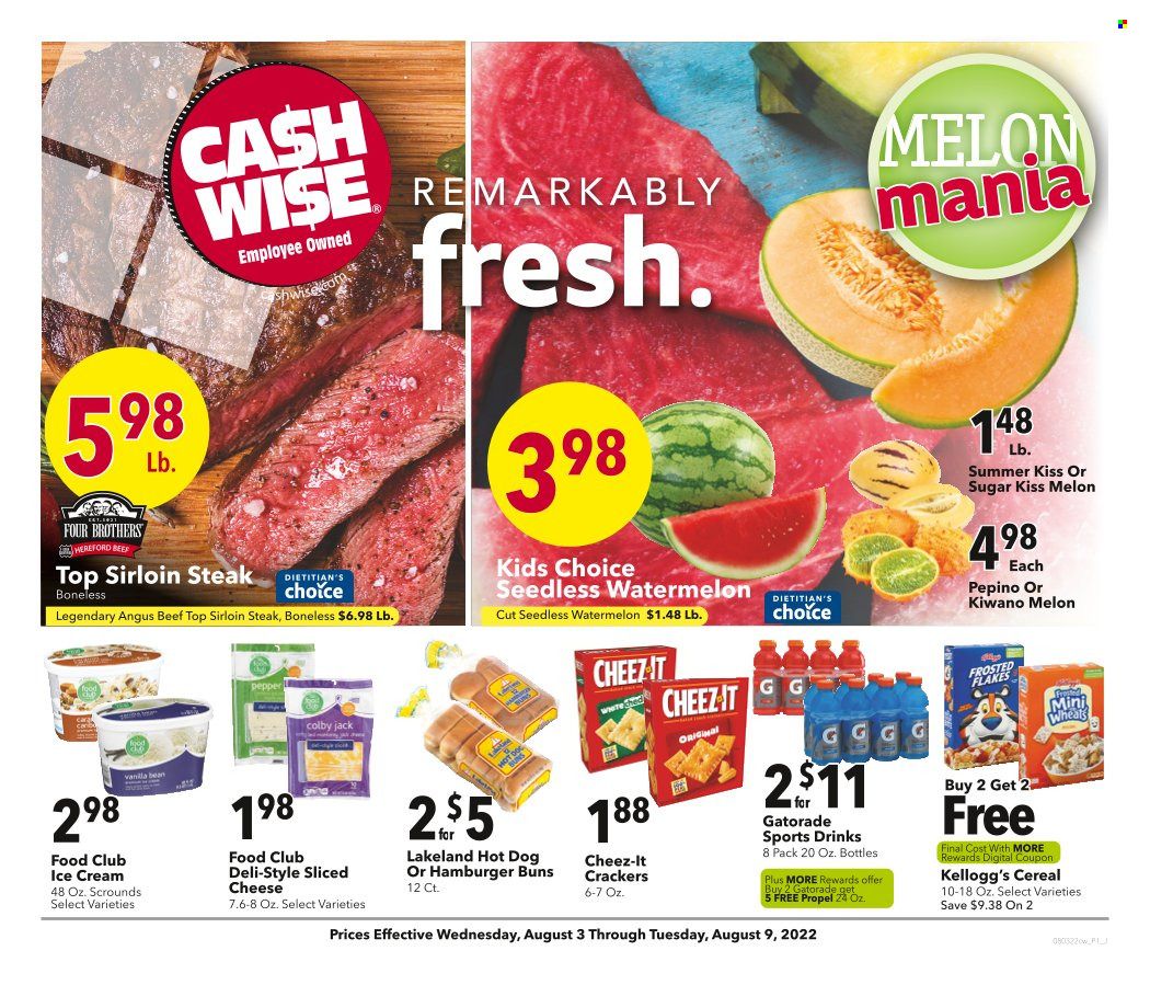 Cash Wise (ND) Weekly Ad Flyer Specials August 3 to August 9, 2022