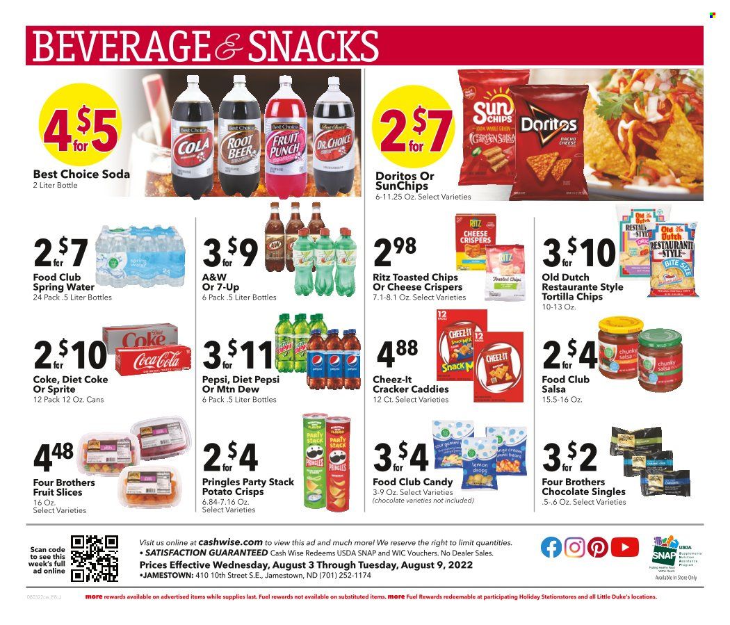 Cash Wise (ND) Weekly Ad Flyer Specials August 3 to August 9, 2022