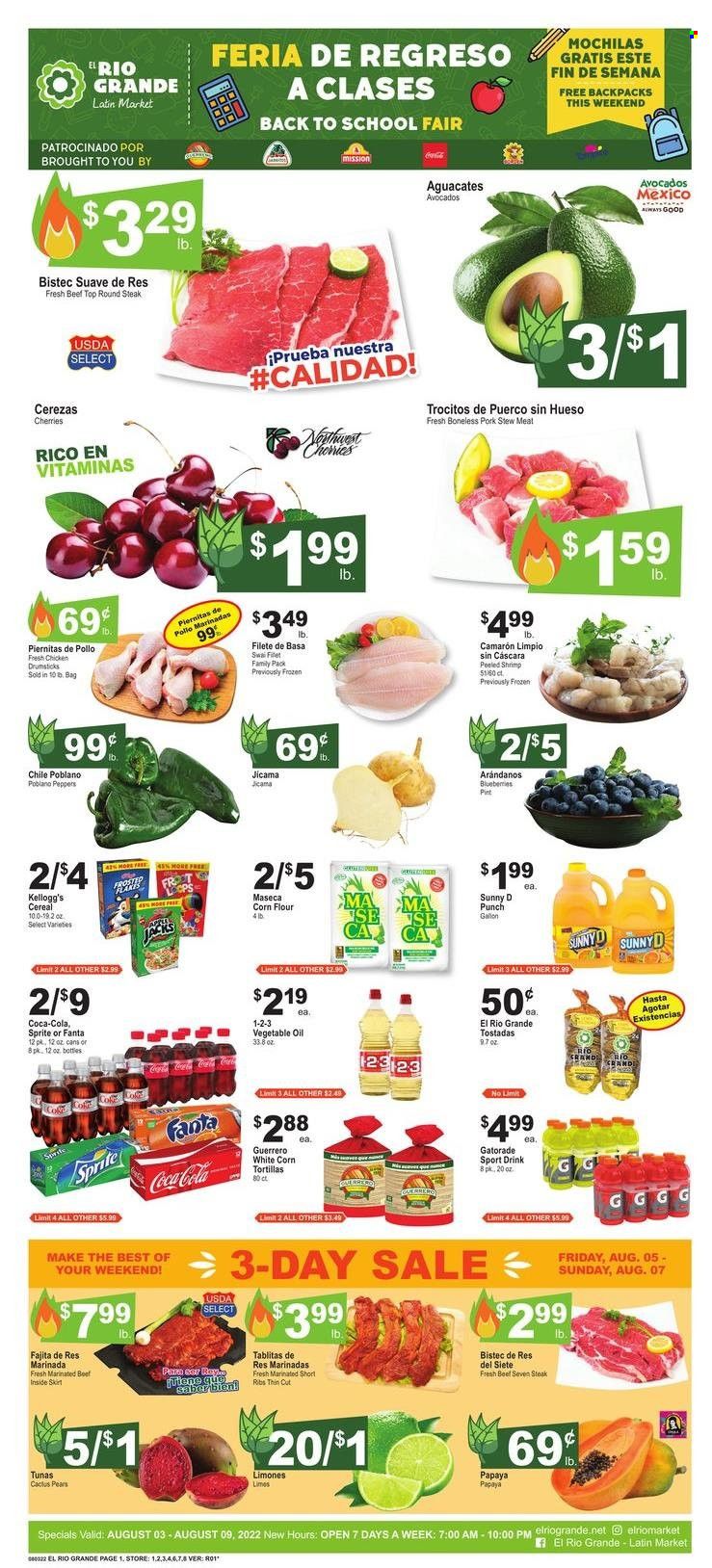 El Rio Grande (TX) Weekly Ad Flyer August 4 to August 11